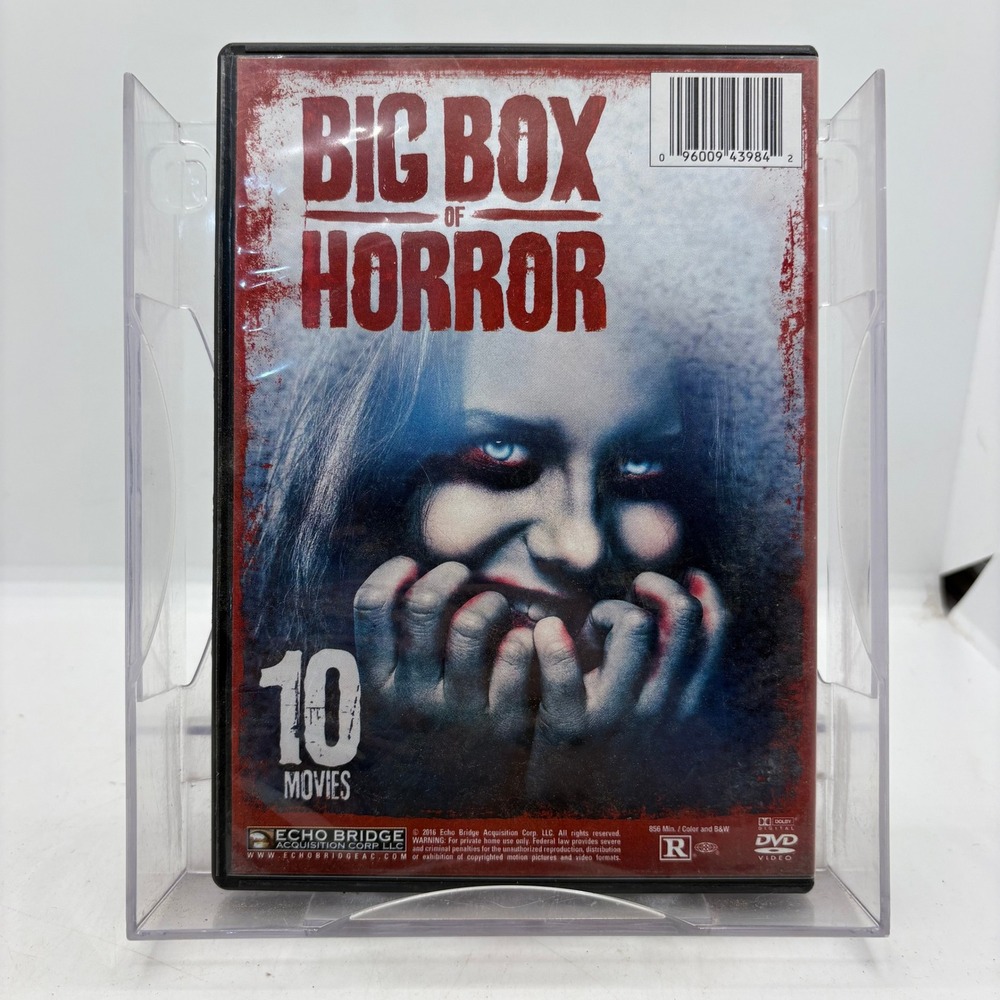 Big Box of Horror 10 Movie Collection DVD Echo Bridge Wes Craven B Anthology